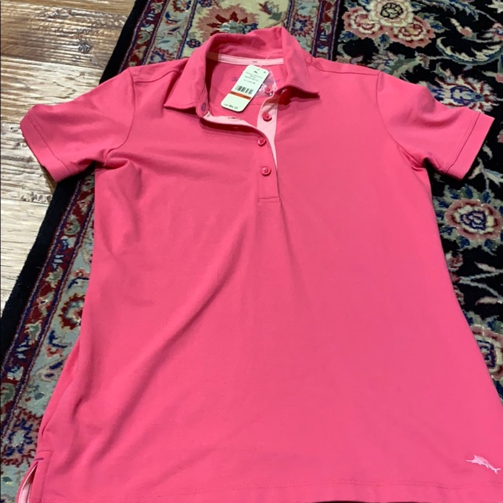 Ladies pink Tommy Bahama XS polo